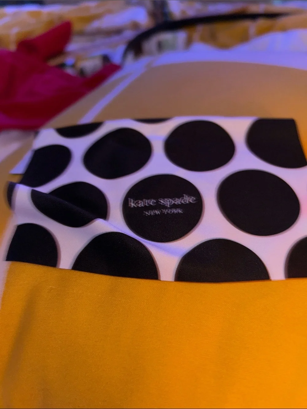Kate Spade Eyeglass case with Cleaning cloth